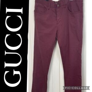 Men’s Gucci Bordeaux Jeans